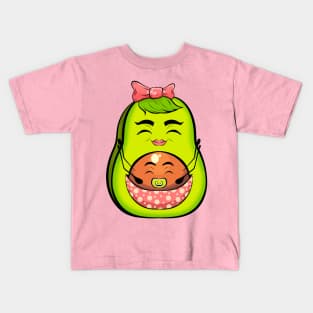 mamacado cute funny pregnant Kids T-Shirt